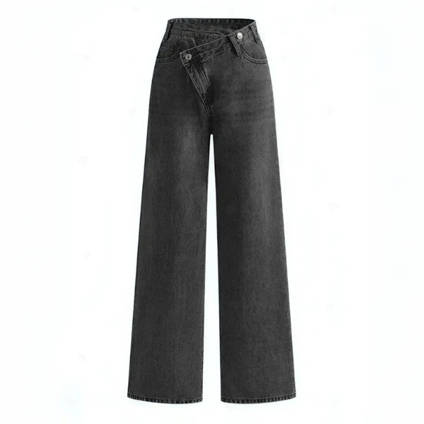 Livia™ Jeans a Vita Asimmetrica